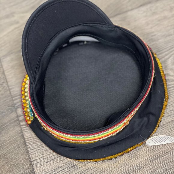RAINBOW PRIDE SEQUIN CAPTAIN HAT - NWT! - Picture 13 of 16